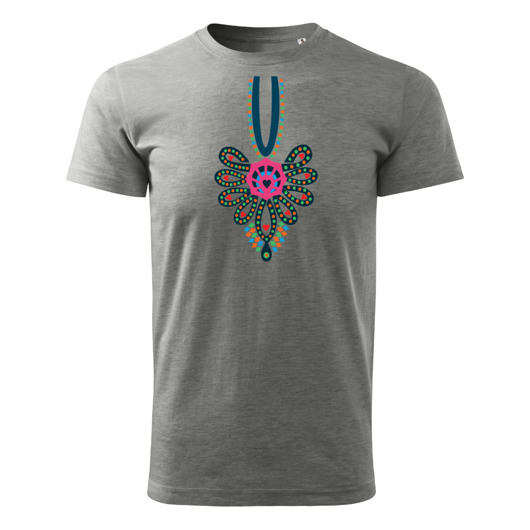 t-shirty męskie Tatra Art podhalańska Parzenica t-shirt szary