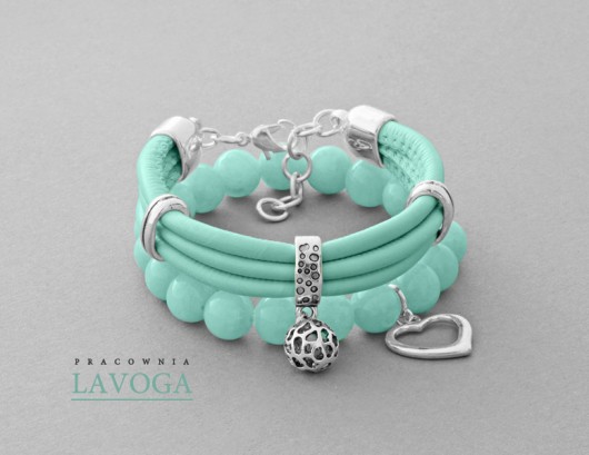 Mint jade & strap set. Lavoga