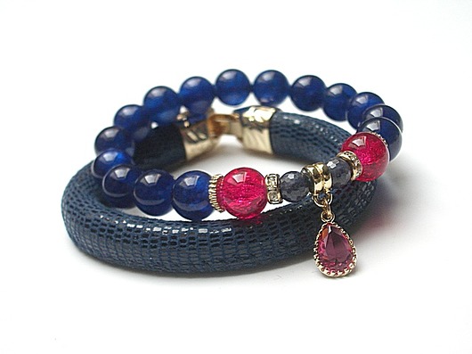Strap - /malinowy/  15.10.15 KiKa pracownia
