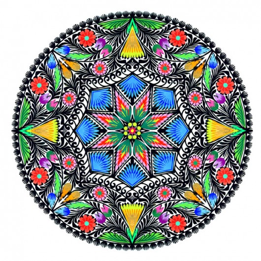  MANDALA  (Art Paper Cut-Out)_zamówienie na ludowo