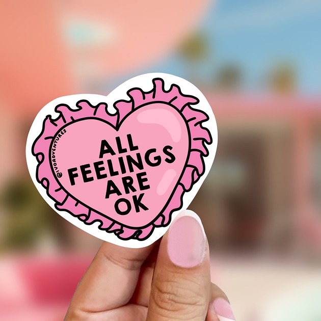 naklejki i wlepy Naklejka - Serce - Feelings