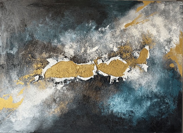 obrazy Obraz strukturalny abstrakcyjny Powrót do szczęścia