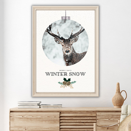 plakaty Plakat Winter snow