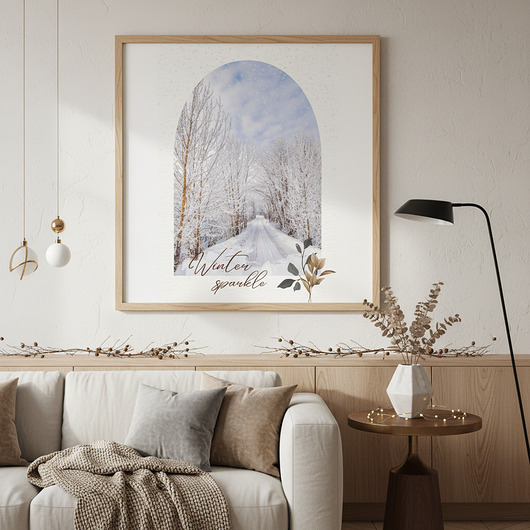 plakaty Plakat Winter sparkle