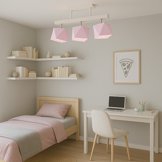lampy do pokoju dziecka Dziecięca 3-punktowa lampa sufitowa MIRAMAR KIDS z regulacją