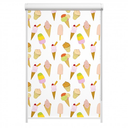 Roleta w kasecie Lody Polly Pattern