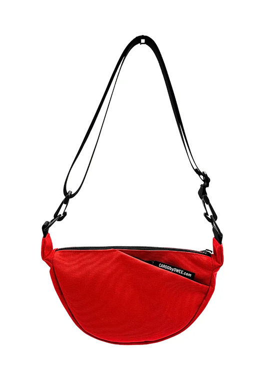 torby na ramię Torba Half Moon red SMALL
