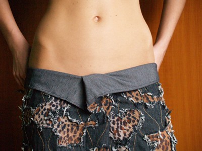 Spodnie &#039;poszarpane&#039; fuufashion