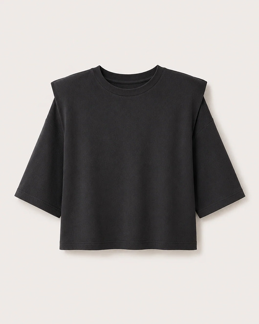 t-shirt damskie T-shirt Quiet ribbed