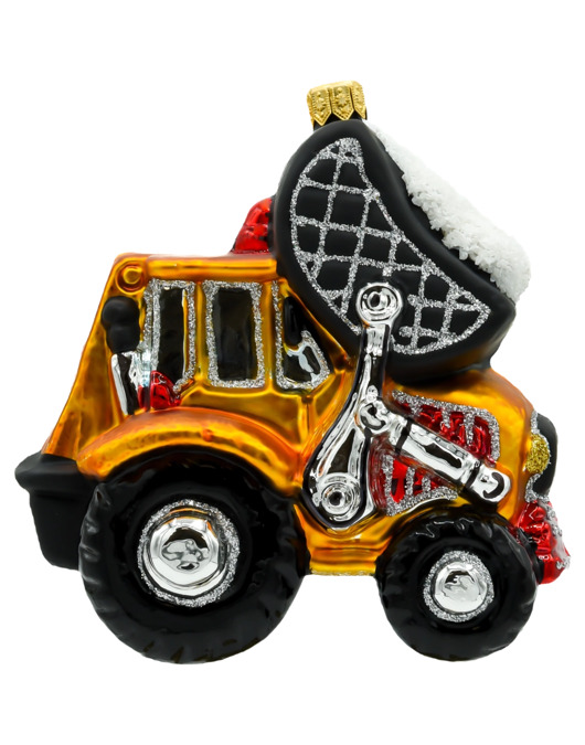 bombki Bombka choinkowa: Koparka pomarańczowa