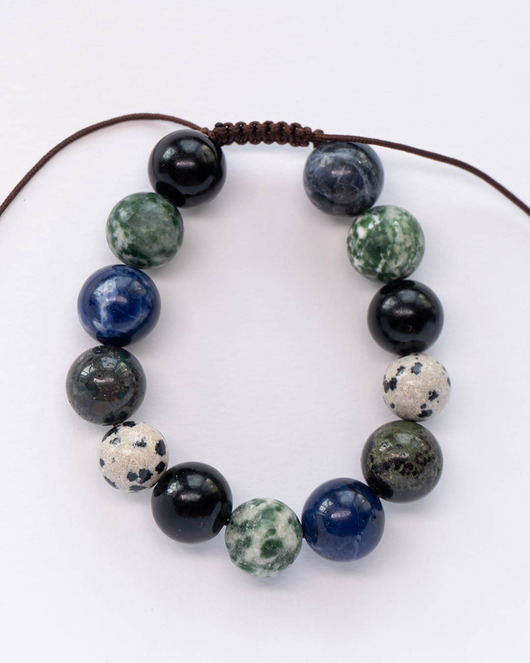 bransoletki z kamieni naturalnych Bransoletka z dużych kamieni