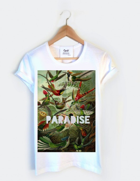 T shirt z botanicznym printem PARA  PARADISE S deleted_12136308