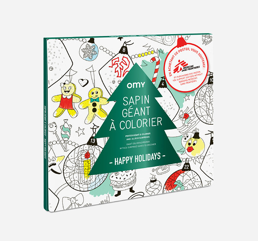 kolorowanki dla dzieci Kolorowanka plakat 100x70 cm CHRISTMAS TREE