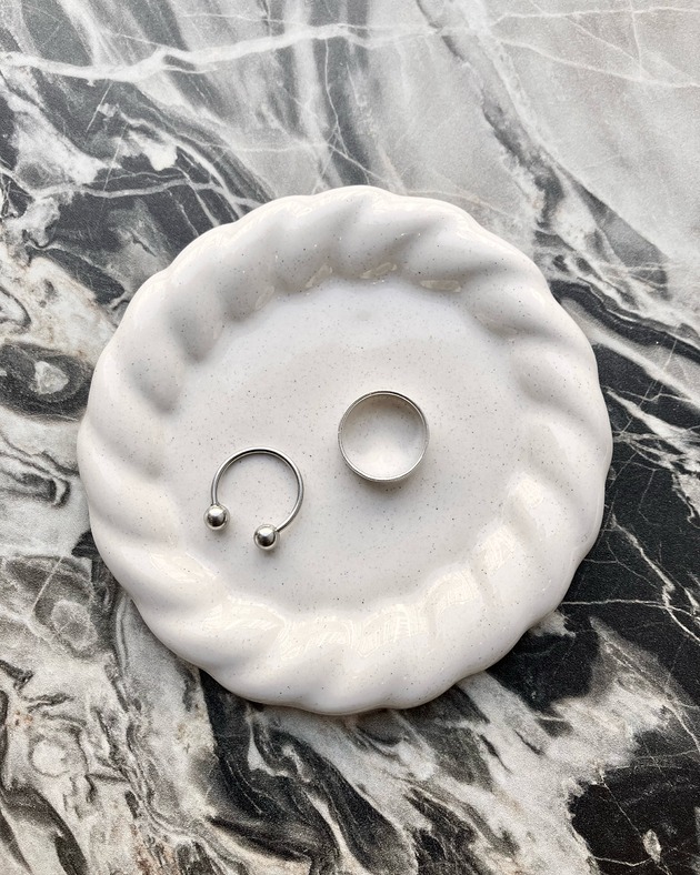 pojemniki na biżuterię Talerzyk /salt and pepper, 12cm/