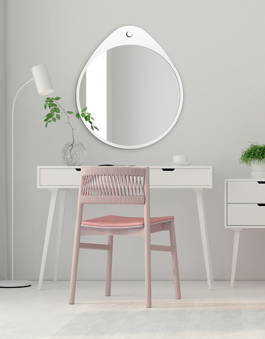 lustra stojące i wiszące Lustro OSLO White
