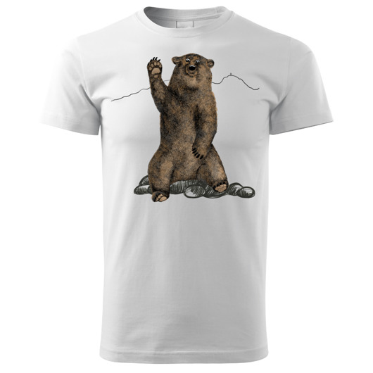t-shirty męskie Tatra Art by Sasadesign spod Giewontu misiek męski t-shirt