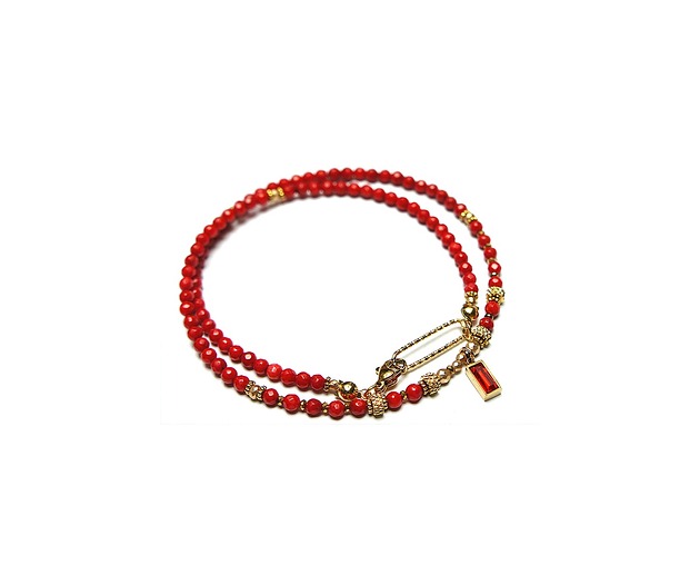 chokery Koral red vol. 8 /18.07.25/ choker -  Szlachetna kolekcja