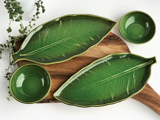 Zestaw ceramiczny dla dwojga  talerz  miseczka Ceramika Tyka