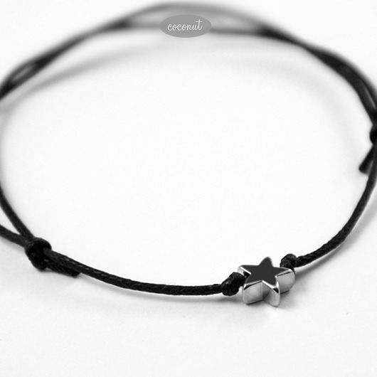 YOUR LUCKY STAR bransoletka z rodowaną gwiazdką COCONUT