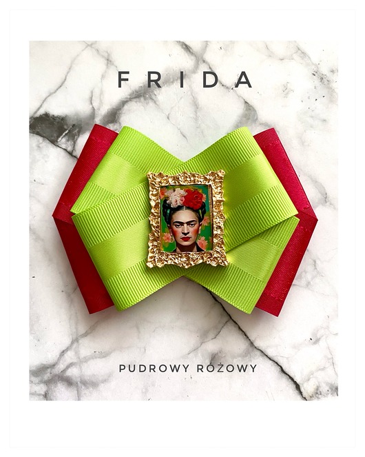 broszki Nowa Kolekcja  Brosz FRIDA  z miniaturowym obrazem