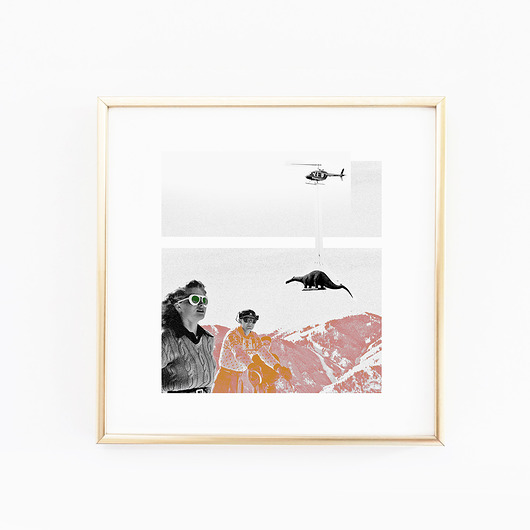DINO Collage 40x40 BARRAKUZ