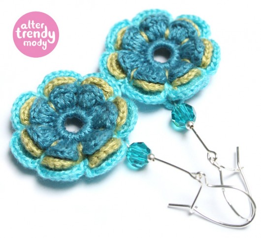 flower blue alter trendy mody