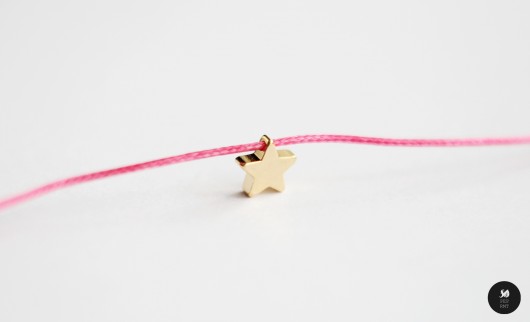 16k gold Make a Wish - gwiazdka sopeppermint