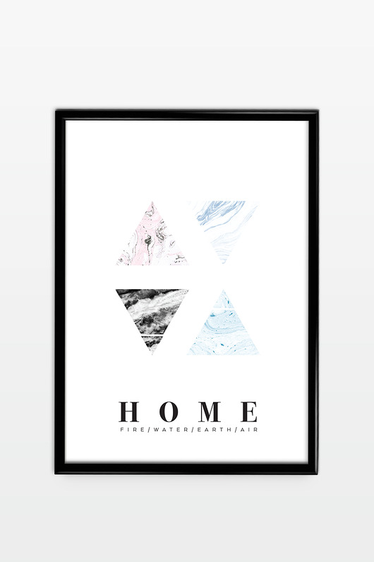 Plakat HOME beleco