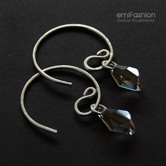 kryształ Swarovski Polygon Silver Shade MAREMI Jewelry