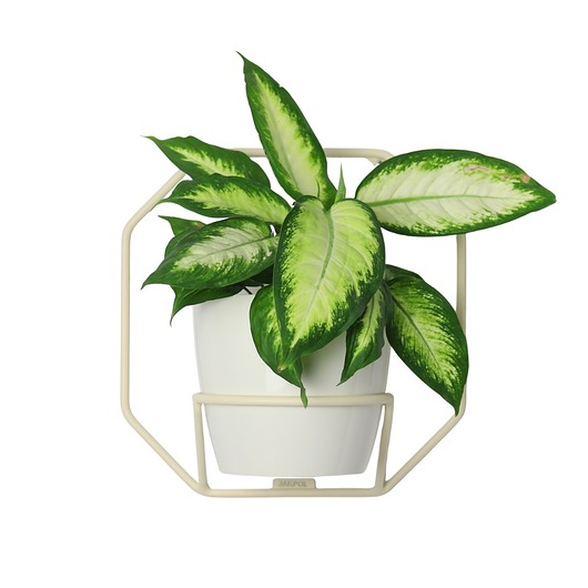 kwietniki Kwietnik Metalowy Ścienny ESAGONO PRO 32/32cm Beżowy