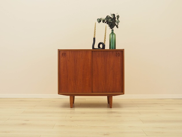 komody Szafka tekowa, duński design, lata 70, produkcja: Dania