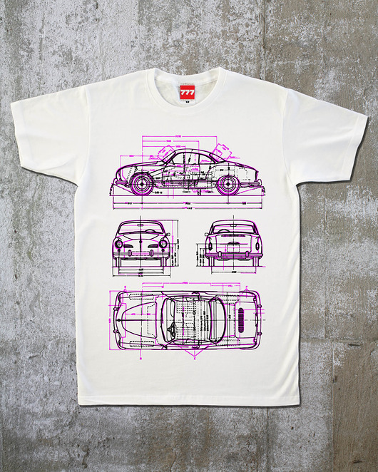 t-shirty męskie Koszulka VOLKSWAGEN Karmann GHIA tshirt