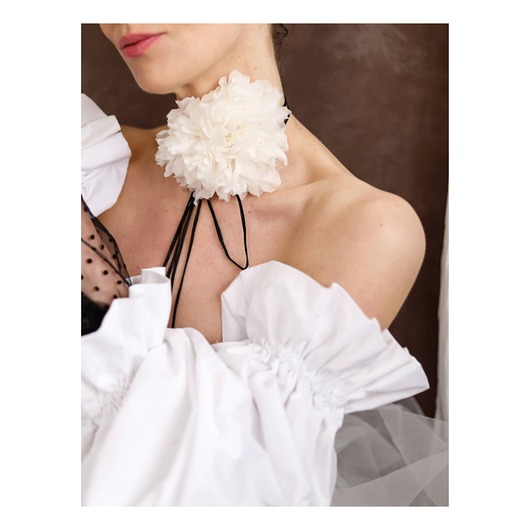 chokery Jedwabny choker