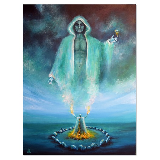 obrazy Komunia II surrealizm realizm magiczny oryginalny obraz ręcznie malowany