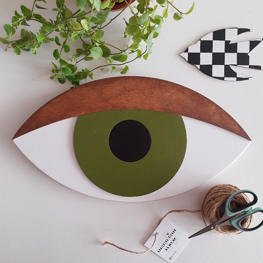 Ozdoby na ścianę Oko 3D herbal
