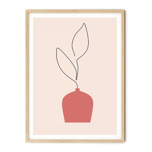 Plakat abstrakcyjny One line no. 23 myscandi