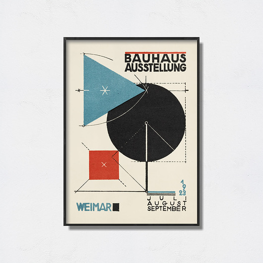 plakaty Bauhaus Art Exhibition Poster