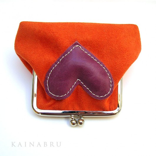 portfel orange love kainabru