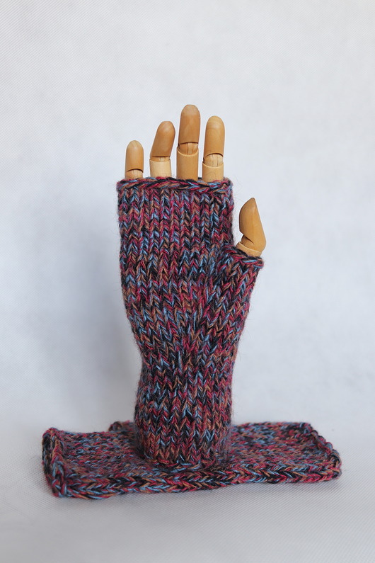 rękawiczki damskie Mitenki Beata-bezszwowe rękawiczki bez palców z krótkim kciukiem