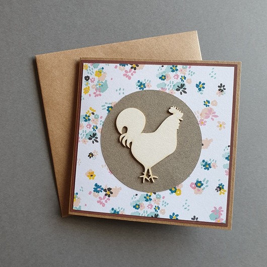 kartki scrapbooking Kartka_kogut