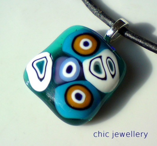 abstract on turquoise funkyandchic