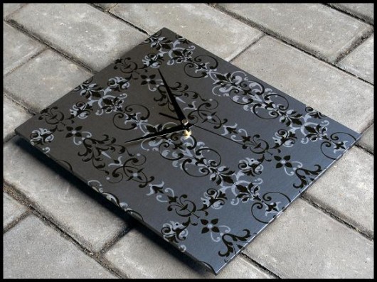 Zegar Black Ornament FERDBON
