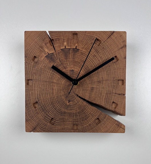 zegary Zegar ścienny / stojący drewniany Dąb