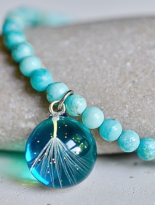 Bransoletka turkusowa hand-made Grol Jewellery