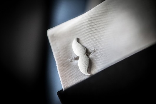 Personalizowane srebrne spinki do mankietów WĄS FeinFein
