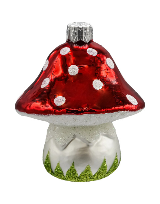 ozdoby choinkowe Bombka choinkowa: Czerwony Muchomor szeroki