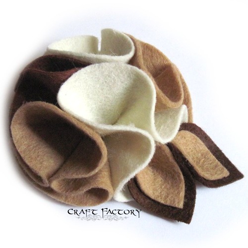 Sand Rose - broszka Craft Factory