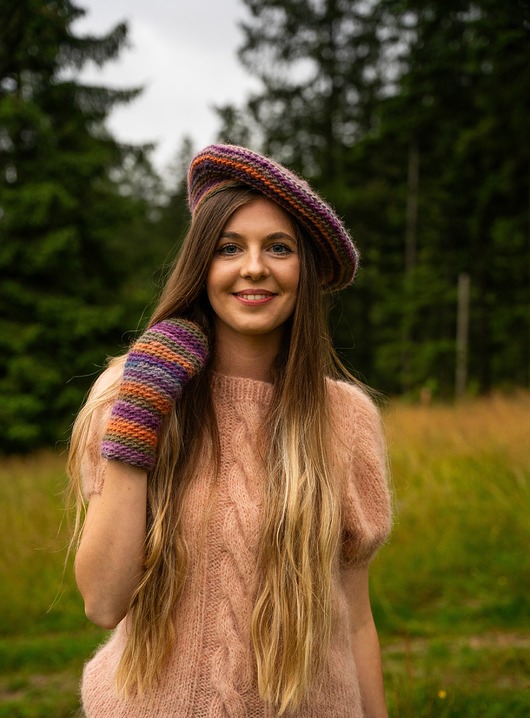 czapki damskie Beret