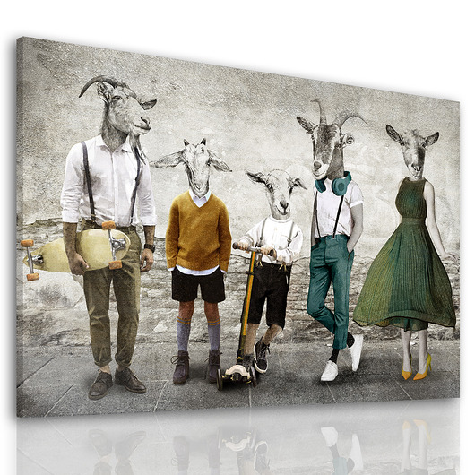 obrazy Obraz na płótnie - Kozłowscy 2+3, 120x80cm