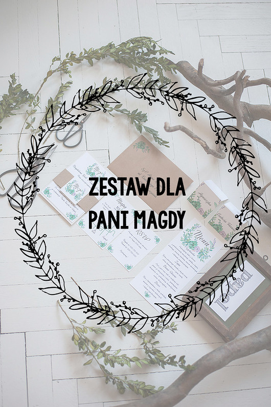 Zestaw RUSTIC dla Pani Magdy Papel